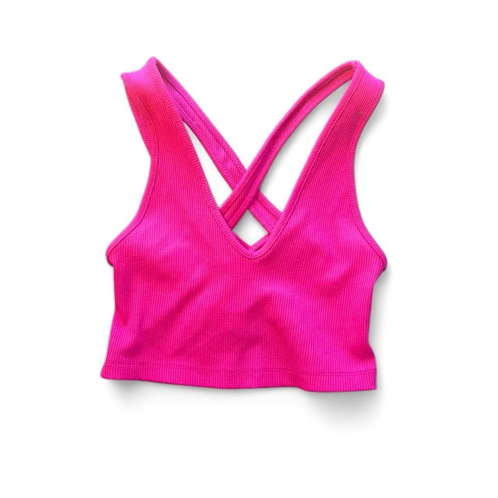 Urban Outfitters Hot Pink Tank Top XS Cropped